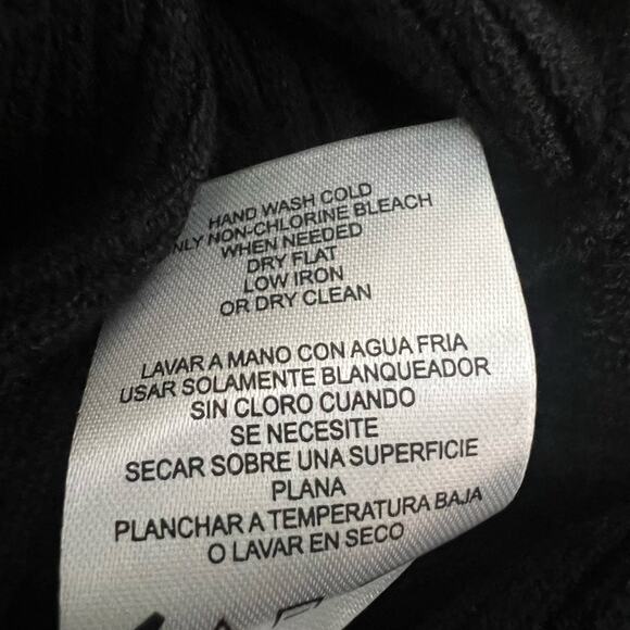 NWT JOAN VASS NEWYORK BATWING‎ BLACK BOATNECK SWEATER SIZE S - Picture 7 of 10